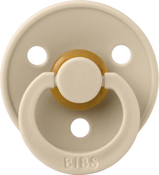 BIBS - Colour Fopspeen - Symmetrisch - Maat 1 - Vanilla/Cloud - Duopack van BIBS — afbeelding 4