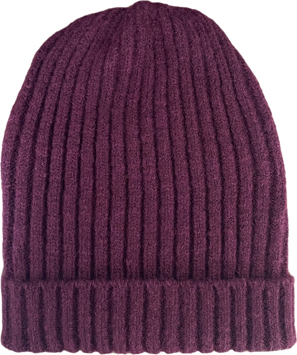 ASTRADAVI Beanie Hats - Muts - Warme Skimutsen Hoofddeksels - Trendy Winter Mutsen - Bordeaux