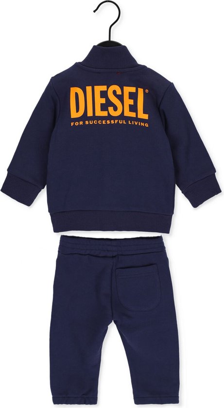 Diesel Suitylogolongxb-set Truien & Vesten Jongens - Sweater - Hoodie - Vest- Blauw - Maat 18-24M