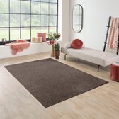 Carpet Studio Santa Fe Vloerkleed 190x290cm - Laagpolig Tapijt Woonkamer - Tapijt Slaapkamer - Kleed Bruin