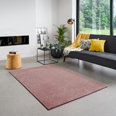 Carpet Studio Santa Fe Vloerkleed 160x230cm - Laagpolig Tapijt Woonkamer - Tapijt Slaapkamer - Kleed Roze