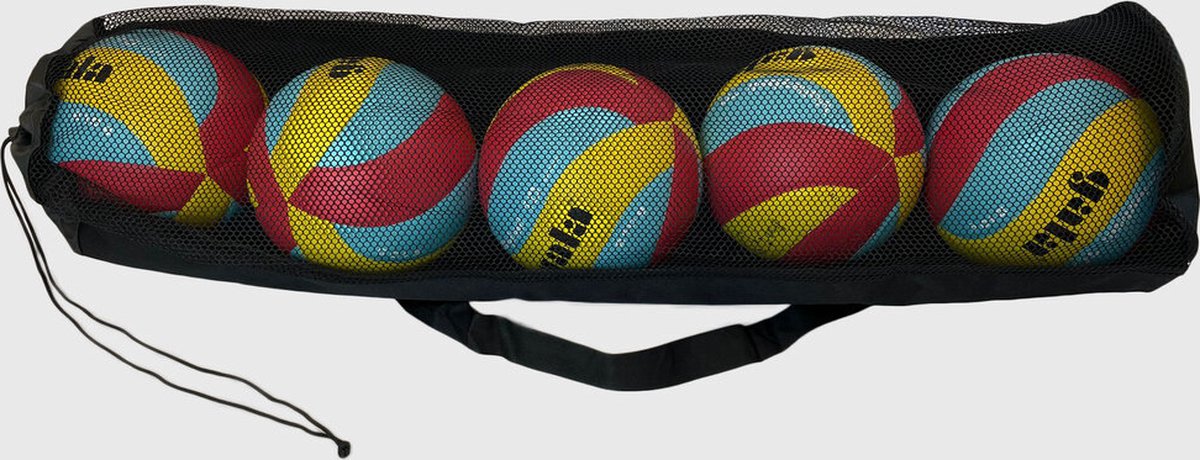 Ballentas voor 5 ballen - Volleybal - Voetbal - Inclusief schouderband, mesh en rits