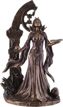 MadDeco - bronskleurig beeldje - Aradia - koningin van de wicca heksen - polystone - handgemaakt - 25 cm hoog