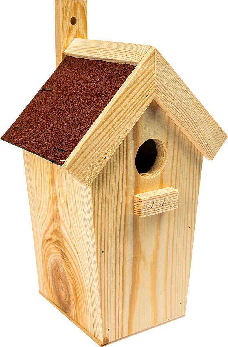 Zo maak je een (velge) houder met nestmateraal voor tunvogels Zo maak je een (velge) houder met nestmateraal voor tunvogels