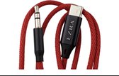 USB- Aux naar Type C - 3.5MM Audio Jack - Audiokabel - TYPE-C MALE TO 3.5 MALE - 1 Meter -Geschikt voor  HUAWEI, SAMSUNG etc.