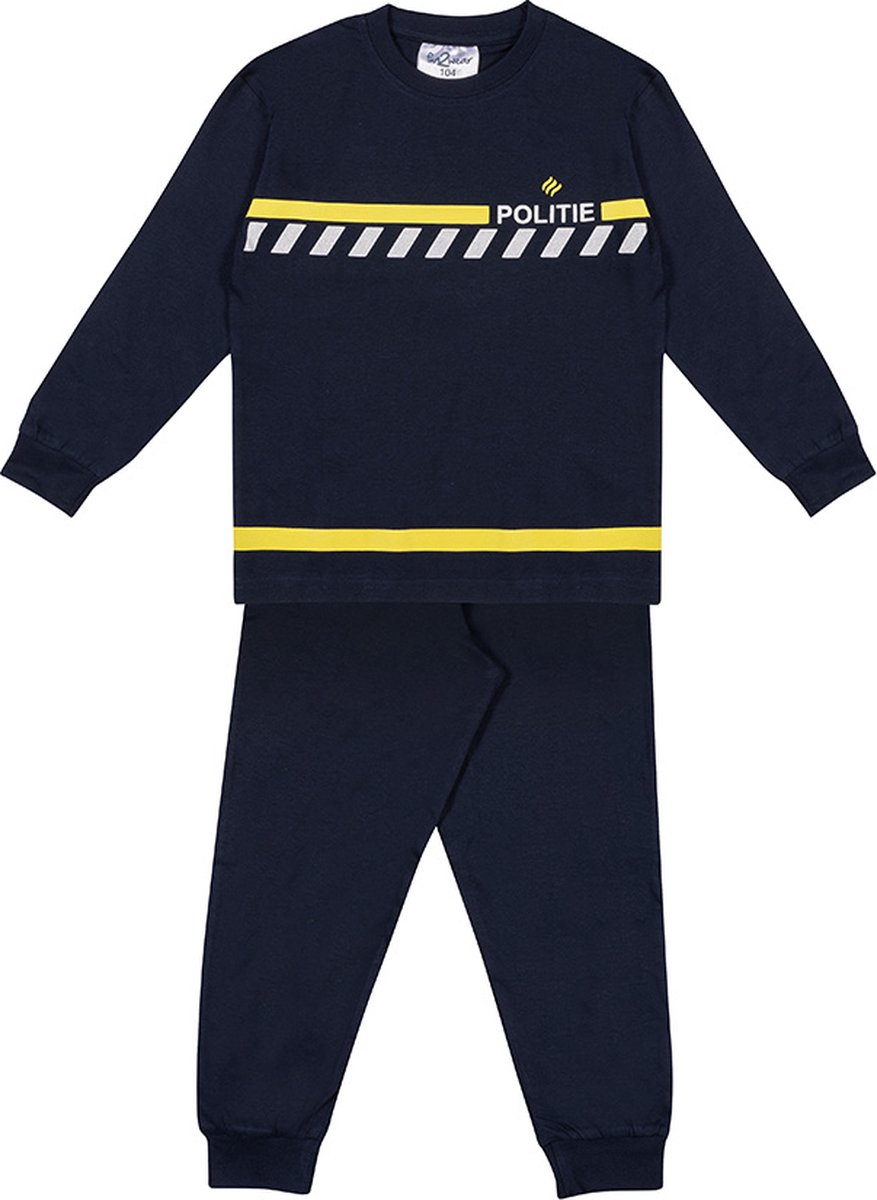 Fun2wear Politie Uniform Pyjama - Dark Navy - Maat 104