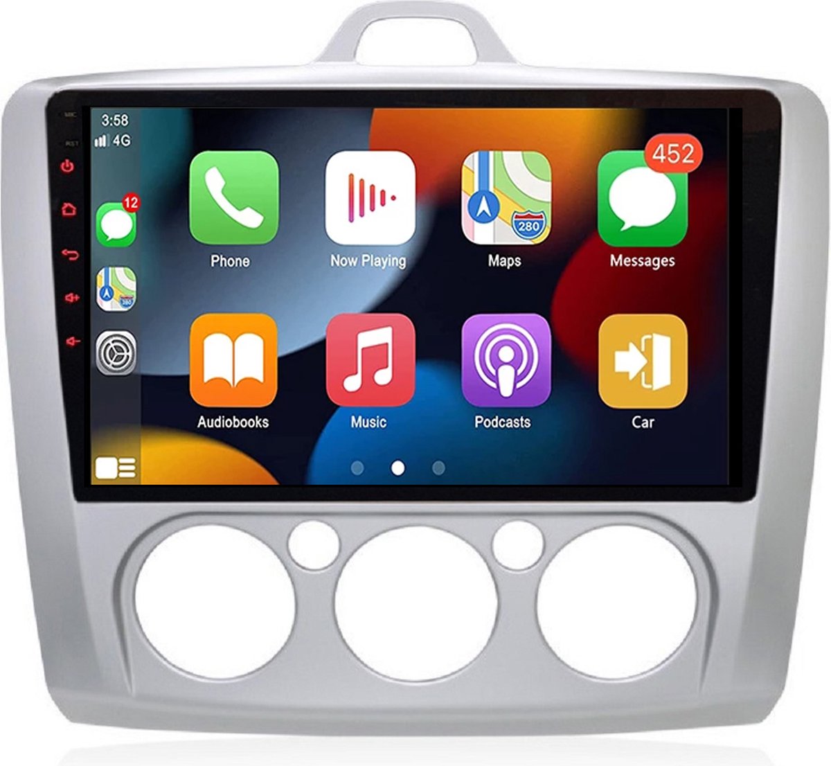 BG4U - Android navigatie radio geschikt voor Ford Focus 2004-2011 MC met Apple Carplay en Android Auto