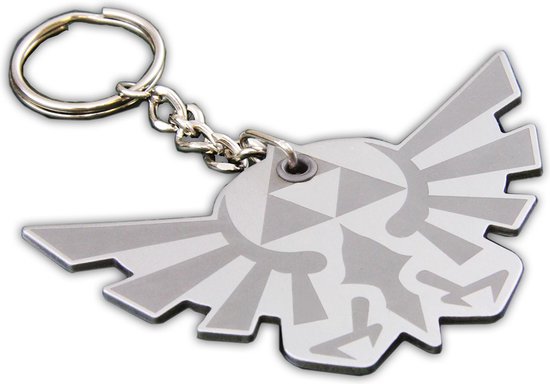 Legend of Zelda porte-clés caoutchouc Hyrulian Crest 7 cm 