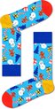 Happy Socks - Chaussettes de Noël - Bring it on - Blauw - Taille 36-40