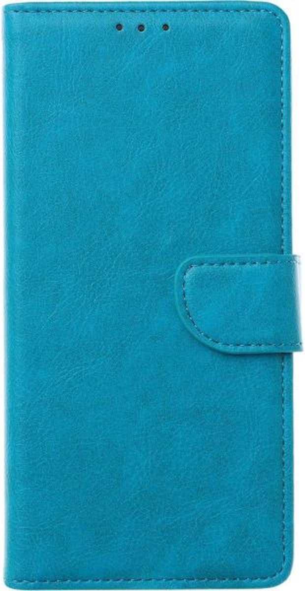 Multimedia & Accessoires PU Lederen Wallet Book Case Hoesje geschikt voor Apple iPhone 14 Pro – Turquoise - Portemonnee – Met Stand – Kaarthouder – Pasjes Houder – Magneet Sluiting – Bookcase