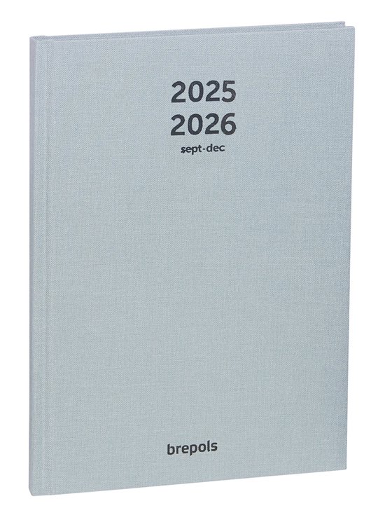 Brepols agenda 2026 - 16Maanden - Weekly Notebook - NATURE - Schoolagenda - 1 week op 2 pagina's - Linnen omslag - Weekoverzicht - Groen - 14.8 x 21 cm - september 2025 tm december 2026