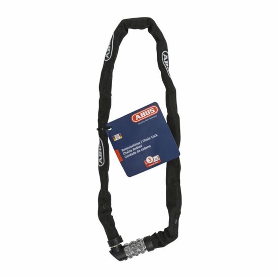 Ketting Cijferslot Axa Rigid Zwart Security Level 3 (120cm x 3,5mm