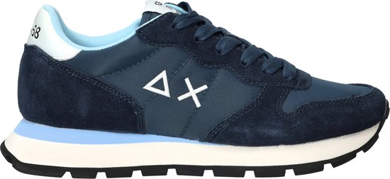 Sun68 Ally Solid Nylon Sneakers - Dames - Blauw - Maat 36