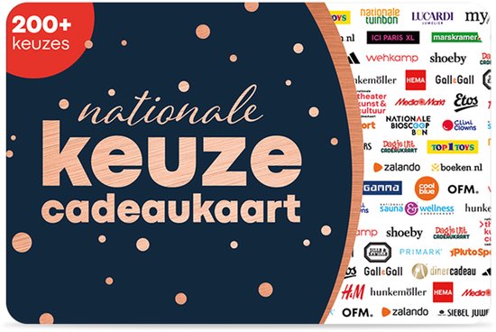 Nationale Keuze Cadeaukaart – 50 euro