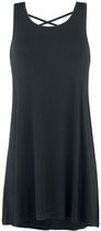 Black Premium by EMP Zwarte jurk met vetersluiting - Dames - M