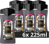 Bol.com AXE Fine Fragrance Collection Douchegel - Black Vanilla - 6 x 225 ml - Voordeelverpakking aanbieding