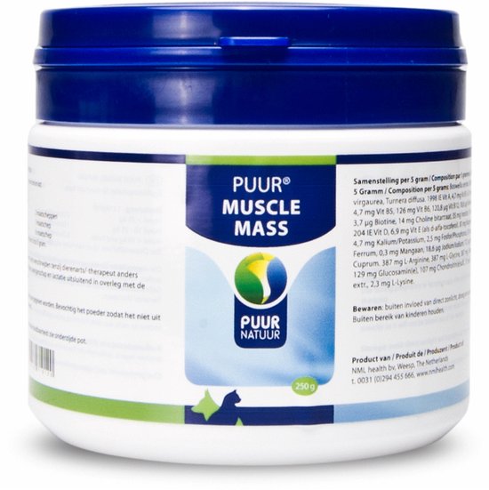 PUUR NATUUR | Puur Muscle Mass (spieropbouw) Hond & Kat