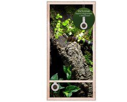 REPITERRA® Terrarium houtterrarium hoogterrarium 60x120x60 cm