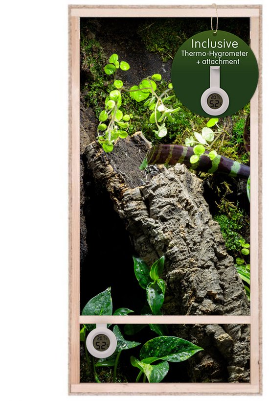 Click-it-terraria, Habistat Glass Terrarium, 60 x 45 x 45cm| 5027407013605