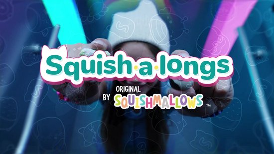Squish-a-longs Pack De 8 Mini-Squishmallows 2,5 Cm - Collectionneur Avec Accessoires Et Bague | À échanger Ou Exposer