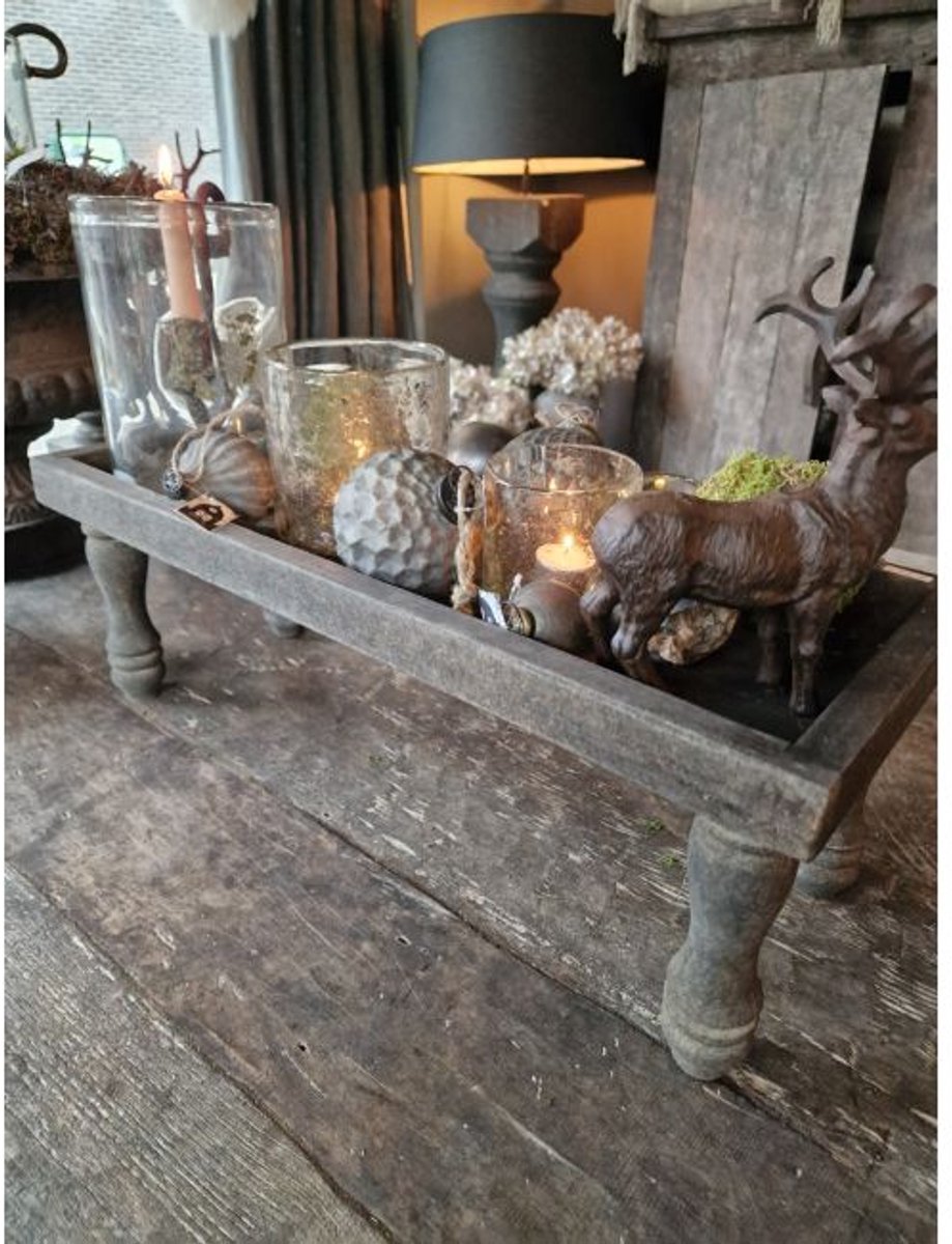 LUKSA| DIENBLAD OP POOTJES| HOUTEN DIENBLAD| LUKSA| DECORATIE — cadeau in Wonen & Interieur - foto 3