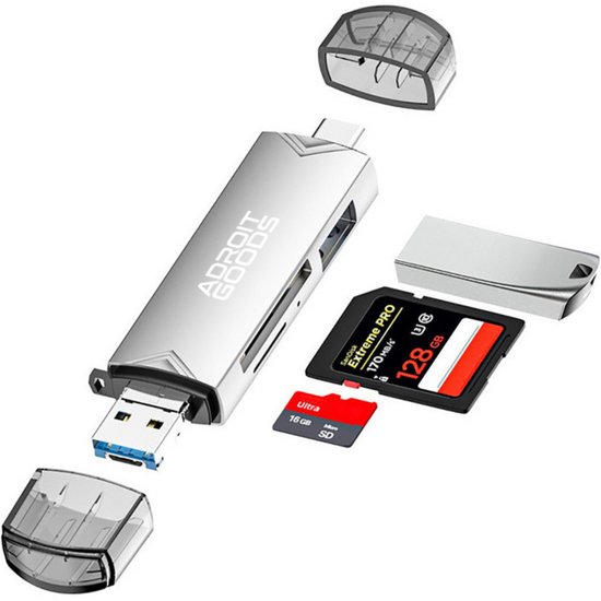Lecteur De Carte SD/Micro SD USB-C - Adaptateur Pour IPhone 15, IPad, MacBook, Android (Plug And Play) - 10