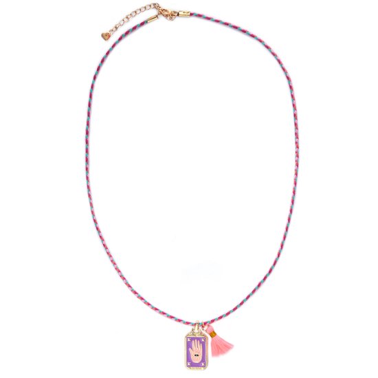 Collier amulette gitane hamsa