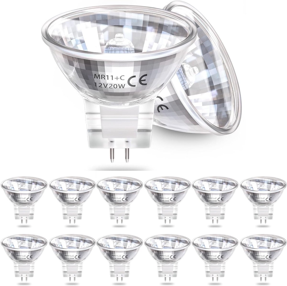 12x GU4 LED Spotjes 12V - 2W vervangt 20W - Warm wit - 12PACK
