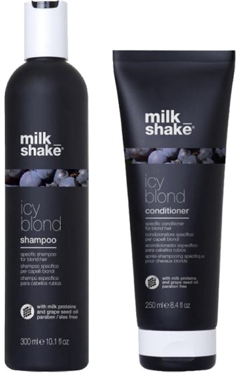 Milk_Shake Icy Blond Shampoo 300ml + Milk_Shake Icy Blond Conditioner 250ml