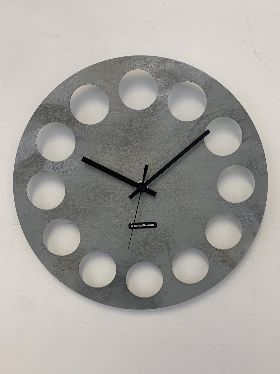 MOSACLOCK GREY LABEL Wandklok Modern Industrieel Design