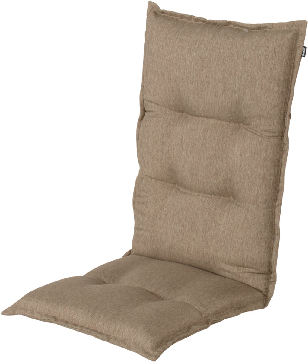 Hartman Bahama taupe - coussin de jardin dossier haut - 123x50x10cm