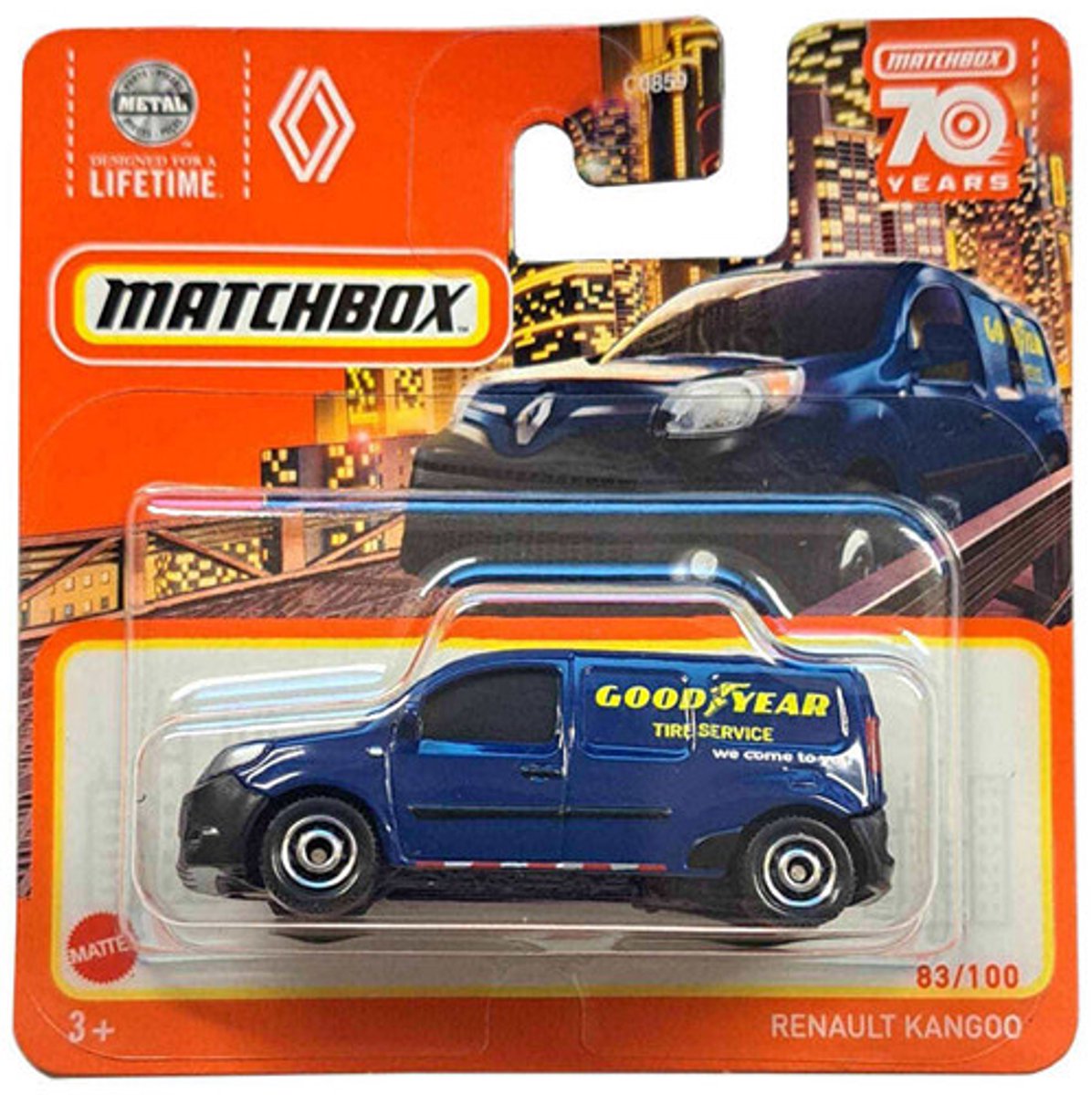 MATCHBOX RENAULT KANGOO GOOD YEAR BLUE 83/100 (1:64)