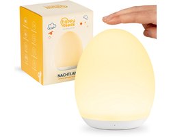 HAPPY NEEDS® Nachtlampje - Bedlampje baby & kinderen - incl. E-book Slaapgids - Dimbaar - USB Oplaadbaar - Wit warm licht - 8 RGB kleuren - Geschikt voor alle leeftijden - Babykamer en slaapkamer - Leeslampje HAPPY NEEDS® Nachtlampje - Bedlampje baby & kinderen - incl. E-book Slaapgids - Dimbaar - USB Oplaadbaar - Wit warm licht - 8 RGB kleuren - Geschikt voor alle leeftijden - Babykamer en slaapkamer - Leeslampje