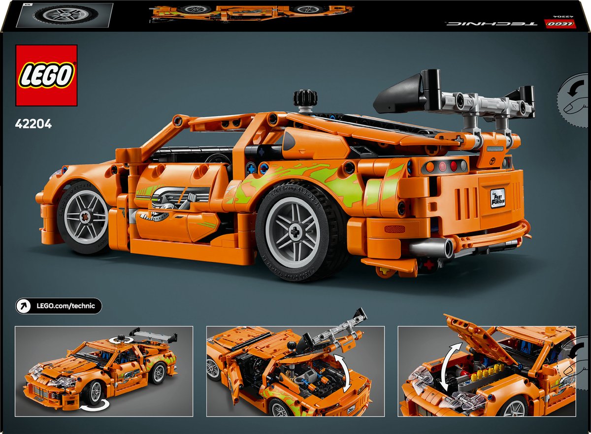 LEGO® Technic Fast and Furious Toyota Supra MK4 set - 42204 — afbeelding 14