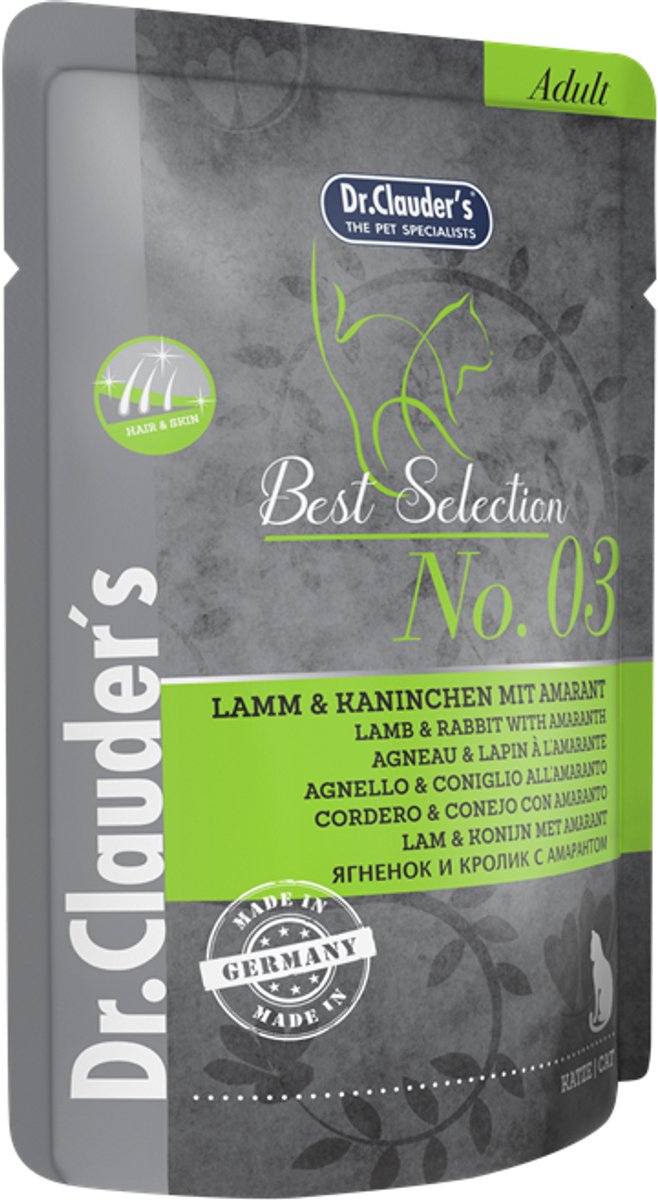 Dr. Clauder's Dr Clauder's Cat Best Selection Adult No 3 16x85g - 16x85g