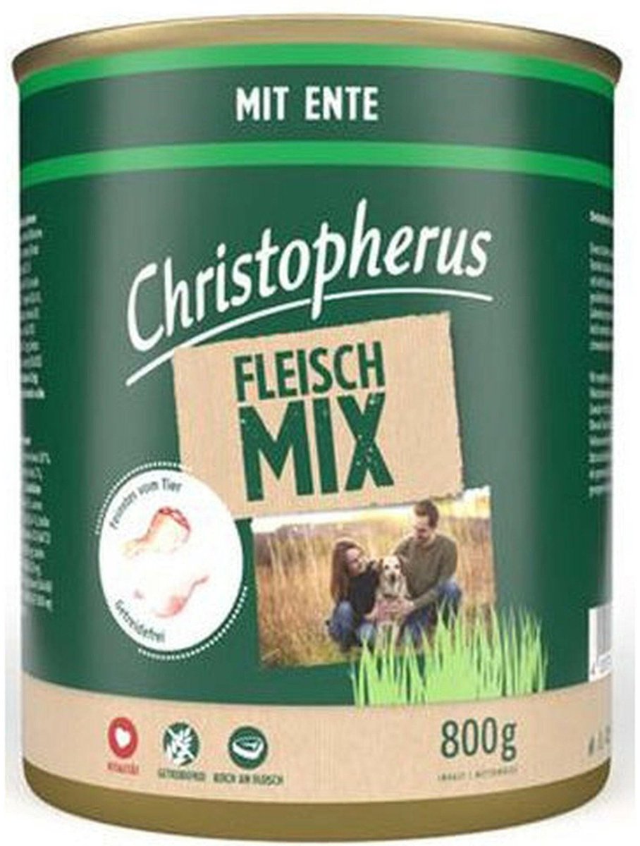 Christopherus vleesmix 6x800g - eend