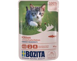 Bozita Cat PB Morsels in Saus voor Kittens 12x85g - Zalm