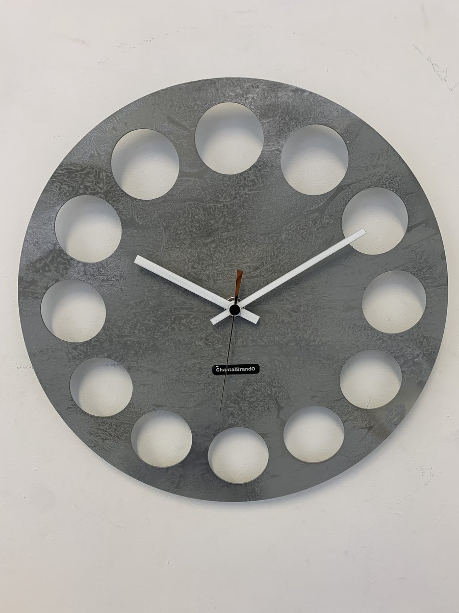 MOSACLOCK GREY LABEL Wandklok Modern Industrieel Design