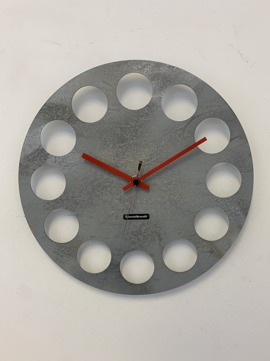 MOSACLOCK GREY LABEL Wandklok Modern Industrieel Design