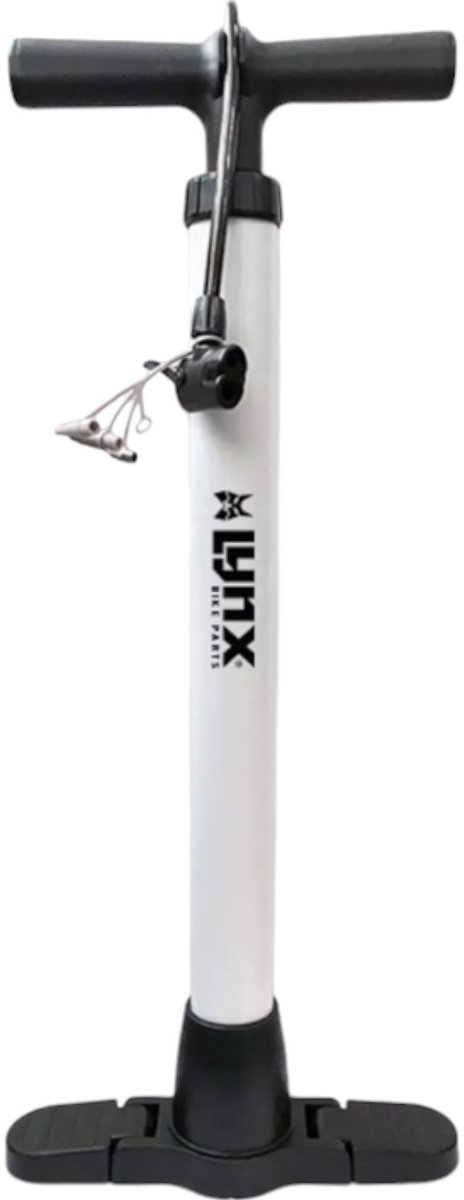 Lynx Fietspomp Met Inklapbare Voet 63 Cm Wit