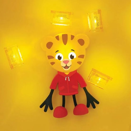 Glo pals Light-Up Character Daniel Tiger Badspeelgoed GP-FIN-CHAR-DTIGEER van Glo Pals — afbeelding 5