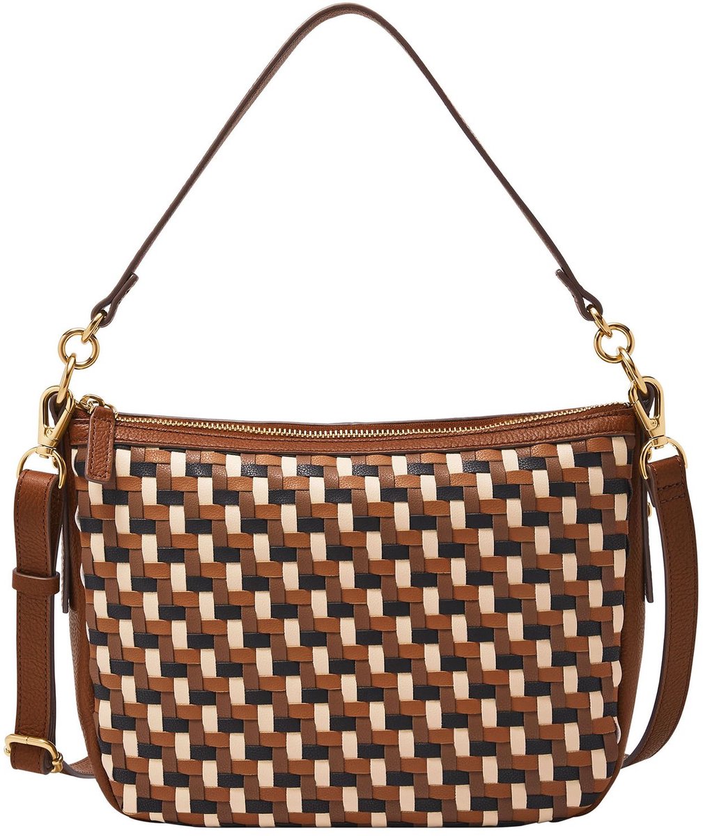 FOSSIL Schoudertas Jolie Crossbody Multi Brown Bruine
