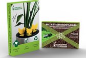 Strijtveen & Wagenaar Combipakket - Aaltjes tegen Rouwvliegjes 10m² + 12 plakstrips - Rouwvliegjes bestrijden - Gele vangplaten – Insectenval - Insecten vanger - Combideal