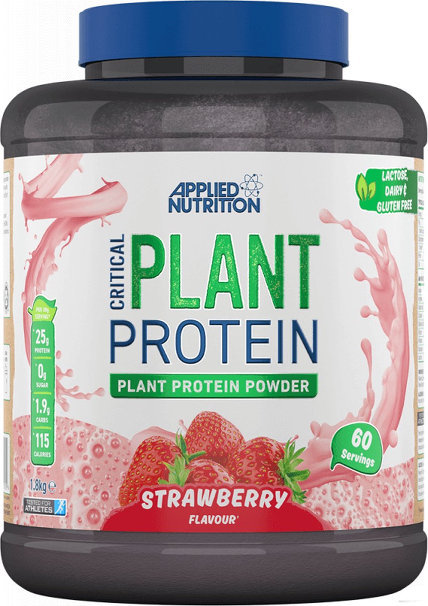 Goedkoopste Critical Plant Protein 1800gr Strawberry
