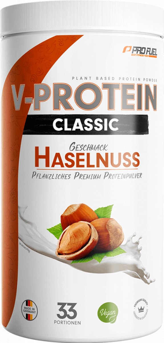 ProFuel V-Protein Classic (1000g) Hazelnut - Eiwitten - Veganistisch eiwit