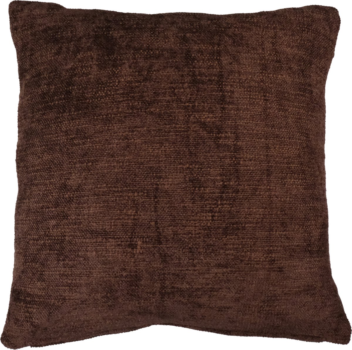 Coco Chenille kussen bruin 45x45cm