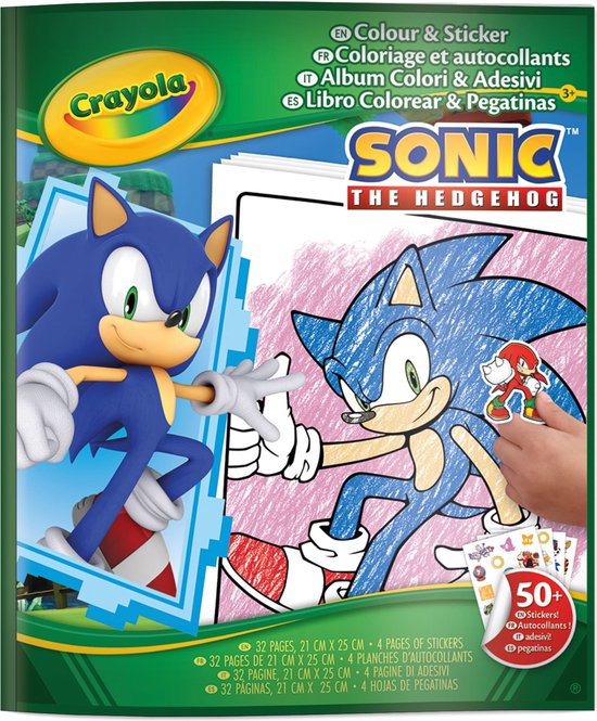Crayola - Kleurboek - Sonic Kleurboek Met Stickers