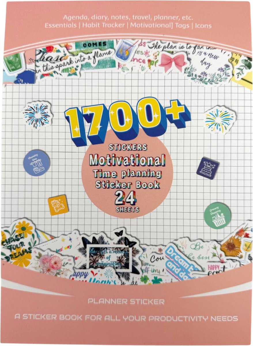 Planner & Bullet Journal Stickers met Motivatie & Inspiratie Quotes - 1700+ Stickerboekje voor Agenda, Dagboek & Kalender — afbeelding 12