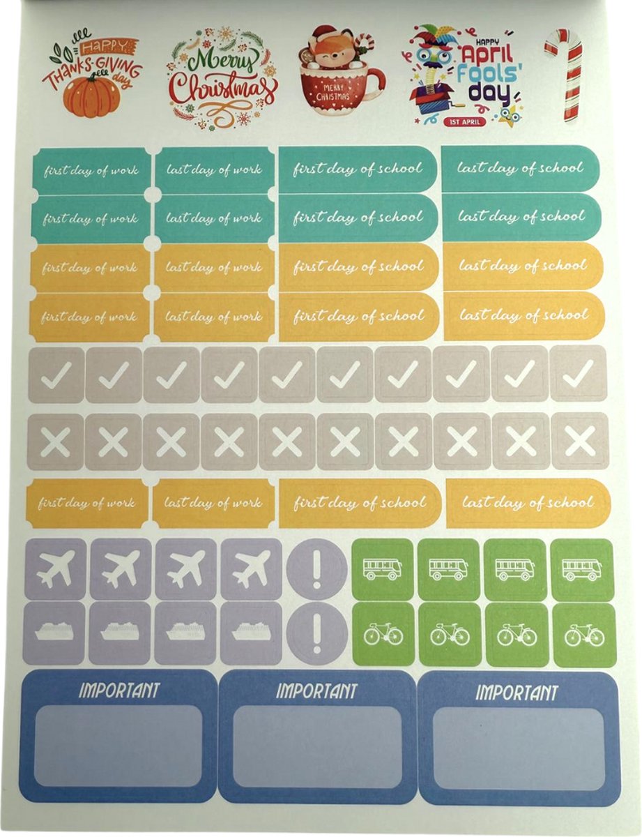 Planner & Bullet Journal Stickers met Motivatie & Inspiratie Quotes - 1700+ Stickerboekje voor Agenda, Dagboek & Kalender — afbeelding 9