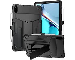 Beschermhoes voor Huawei MatePad 11 (2021) - Robuuste Hoes met Schokbestendige Bescherming - Zwart